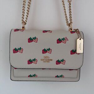 Coach Strawberry Print Crossbody Bag